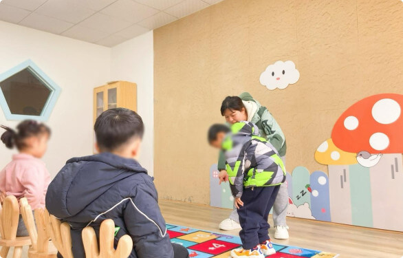 长沙县茁越儿童服务中心设计游戏