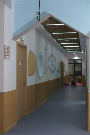 长沙县茁越儿童服务中心公共区域一角